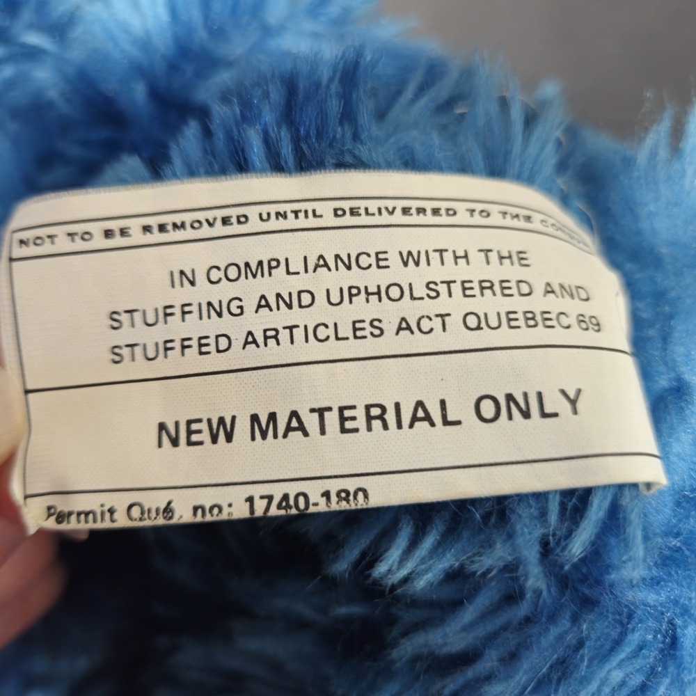 Sesame Street Muppets Grover Vintage‎ Stuffed Animal Toy Monster Hasbro Plush - Picture 13 of 13